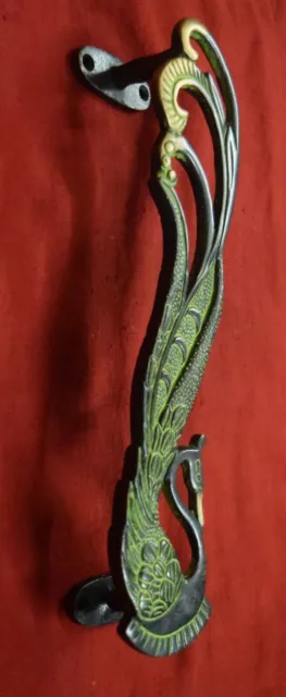 Bird Design Door Handle Peafowl Theme Handcraft Home Door Puller Decor Gift V254