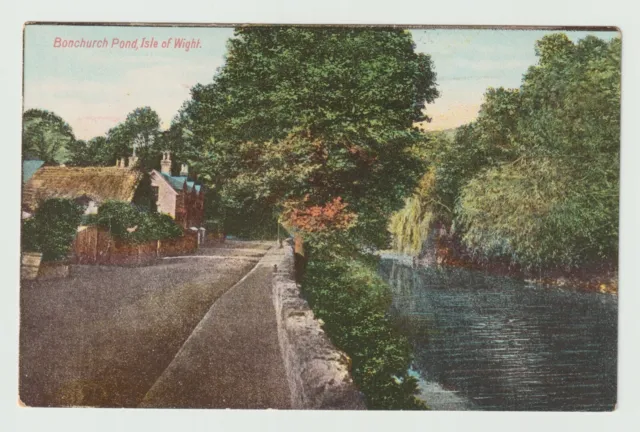 Bonchurch Pond, Isle of Wight c1900s Postcard 856F