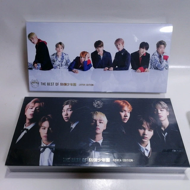 THE BEST OF BTS KOREA & JAPAN Edition CD DVD Photocard First