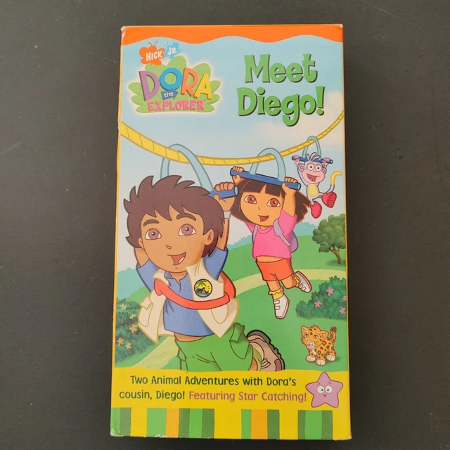 DORA THE EXPLORER Meet Diego (VHS, 2003) VHS VCR Tape Movie £7.27