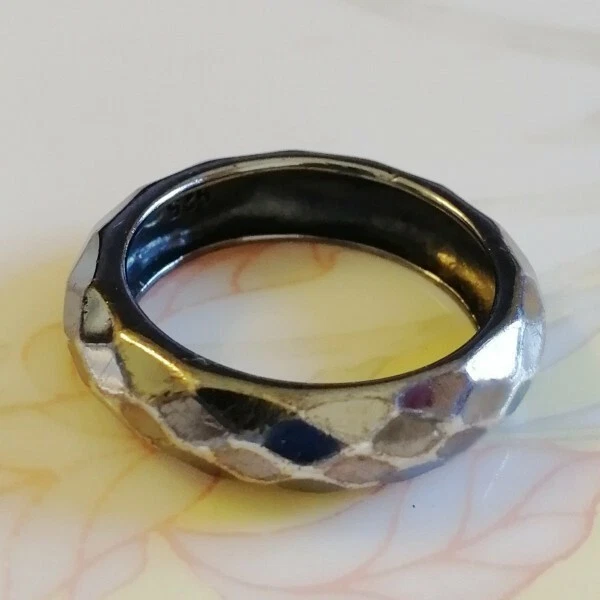 Bague Vintage Argent Massif Taille 54/55 - Occasion, Anneau Simple Et élégant