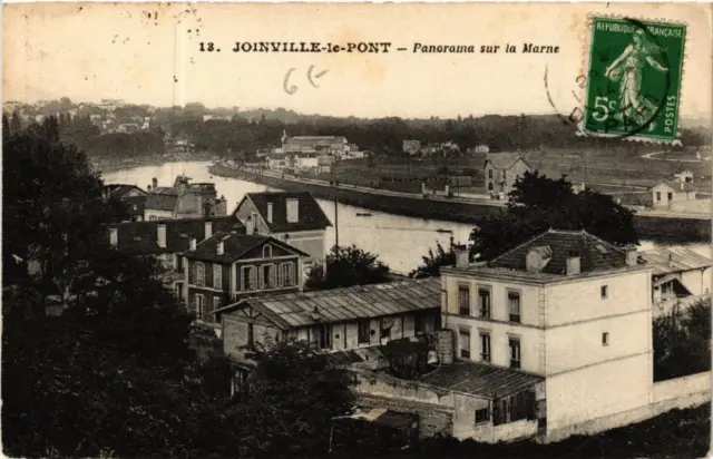 CPA JOINVILLE-le-PONT Panorama sur la Marne (600022)
