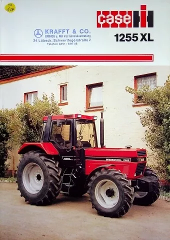 275341) Case IH Traktor 1255 XL Prospekt 198?