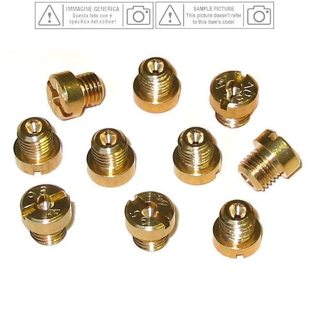 Coffret De 10 Gicleurs Principaux Naraku 90-110 M5 Pour Carburateur Dell'Orto |Dam Sport