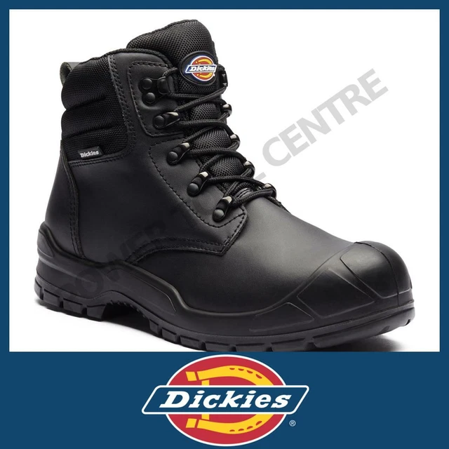 Mens Dickies Trenton Safety Boots Black Steel Toe Cap & Midsole Work Boots