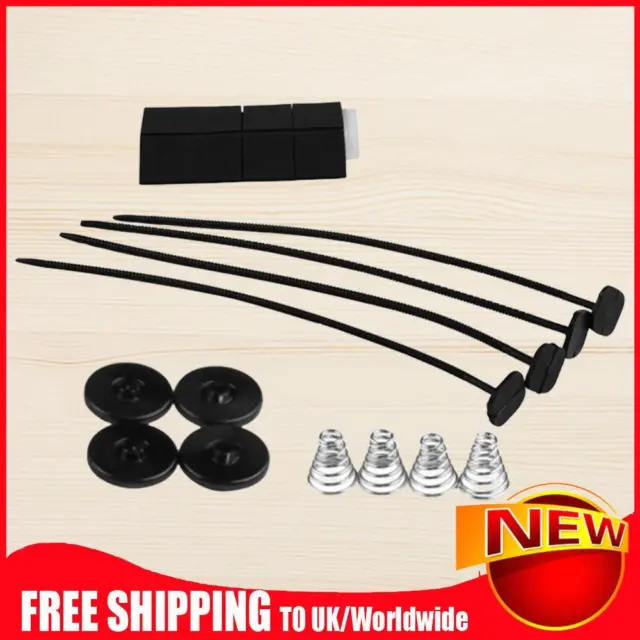 Universal Electric Radiator Cooling Fan Mount Kit Zip Ties Car Accessories Parts
