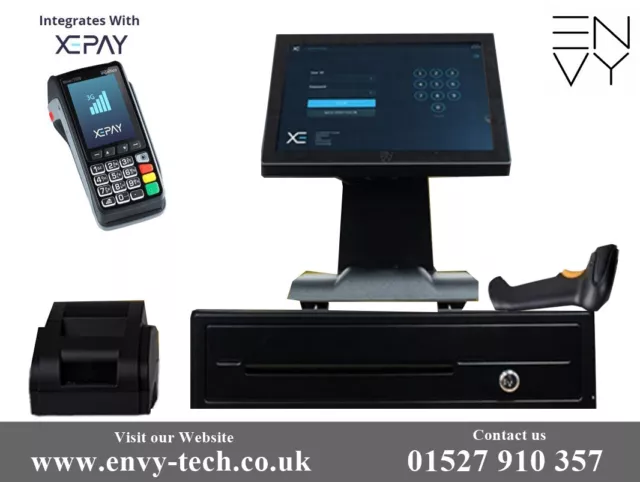 Retail Shop NEW 15" Touchscreen All in One Xonder X1 Cash Register EPOS System