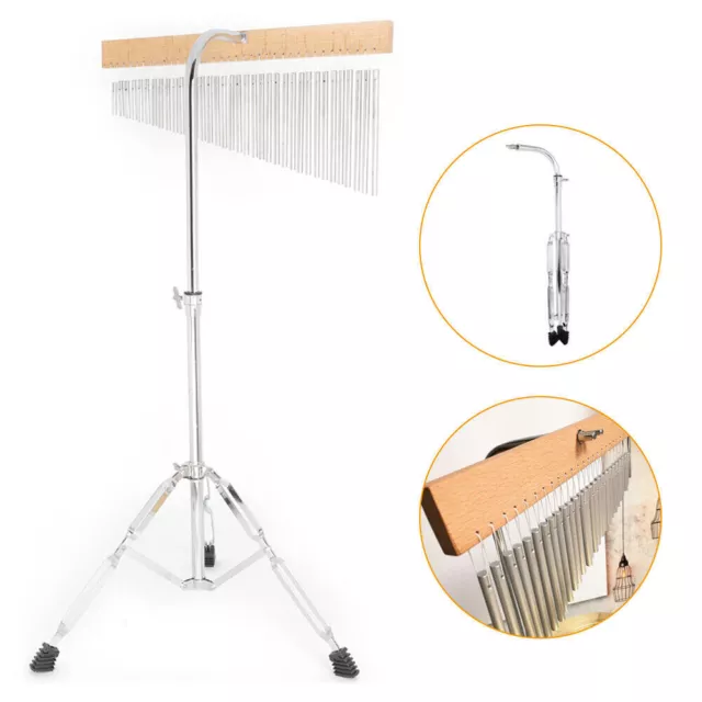 36-Tone Bar Chimes Single-Row Wind Chime With Tripod Stand Percussion Instrument