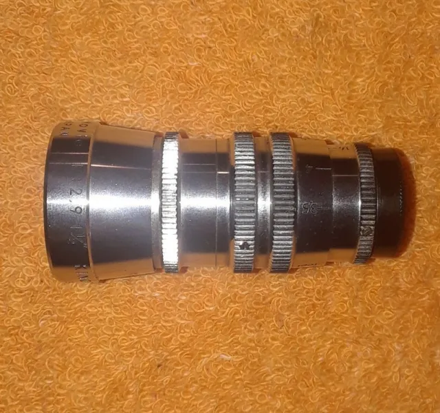 Vintage Sun Opt. Kinotel Anastigmat F:2.9 1-1/2   8mm Movie Camera Lense Japan 2