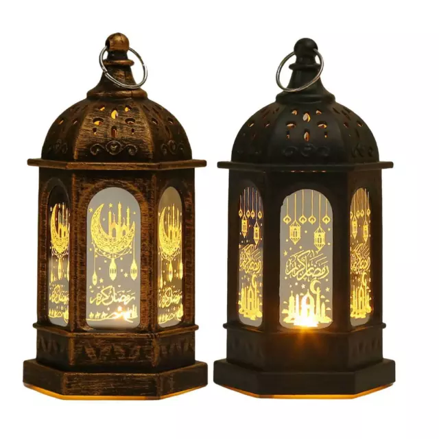 Le vent de LED allume la lampe de lanterne de Ramadan pour la