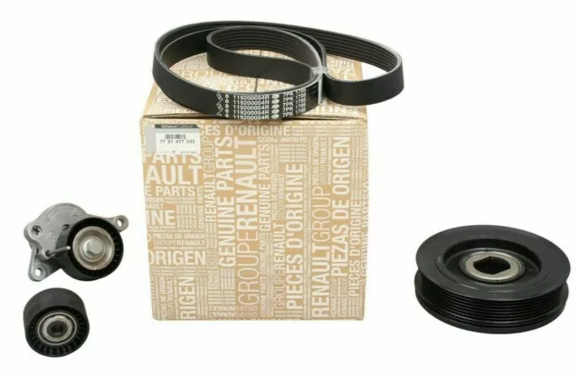 Tendeur de Courroie d'Origine Renault 2.0 DCI Set 7PK1705 + Poulie 7701477343