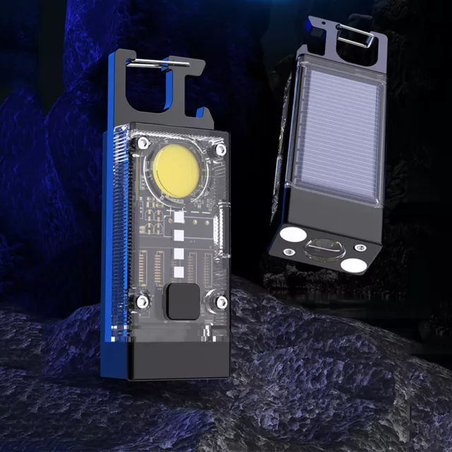 LED COB Work Light 500LM Solar Type-C USB Rechargeable 500mAh Bottle Opener