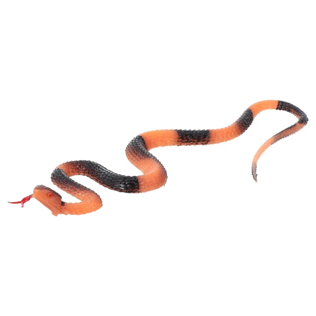 1 Pezzo Serpente Giocattolo In Gomma Morbida, Grande Serpente Bianco Realistico E Finto Cobra Per Scherzo | SHEIN ALIA