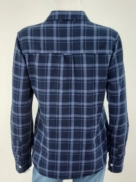 Boy by Band of Outsiders Blue Plaid Button Down Top Size 3/Medium Cotton 2