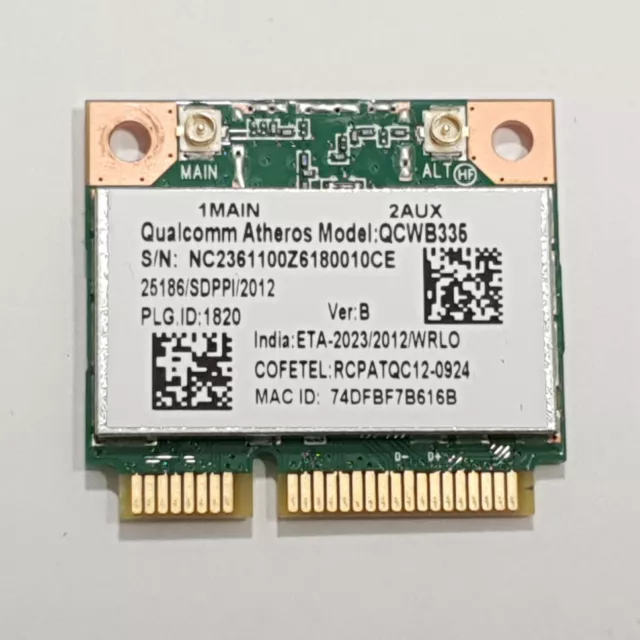 Acer Aspire ES1-520 WLAN Karte Wifi Card Wireless