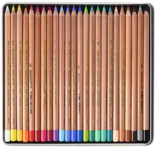 KOH-I-NOOR Artist's Soft Pastel Pencils Set of 24