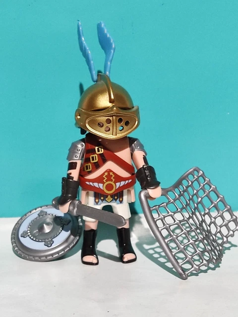 Figurine Playmobil Special Plus 70302 - Gladiateur Avec Armes Et Accessoires - 15 Pièces, 7.5 Cm