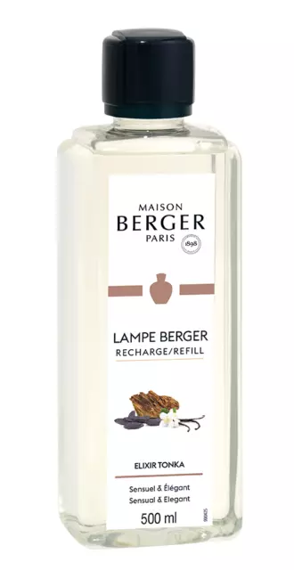 Ricarica lampada  catalitica maison berger ,Lampe Berger - Elixir Tonka 500ml