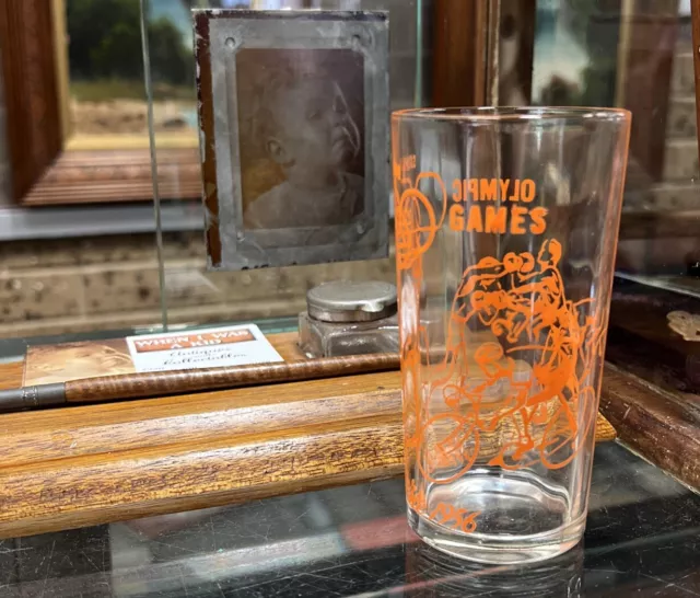 1956 Melbourne Olympic Games Honey Glass Boxing & Cycling 3