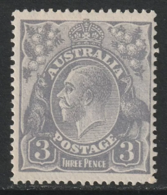 Australia - 1924 3d Dull Ultra KGV Single Wmk MH; SG 79, Scott 30   (Ref: 203)