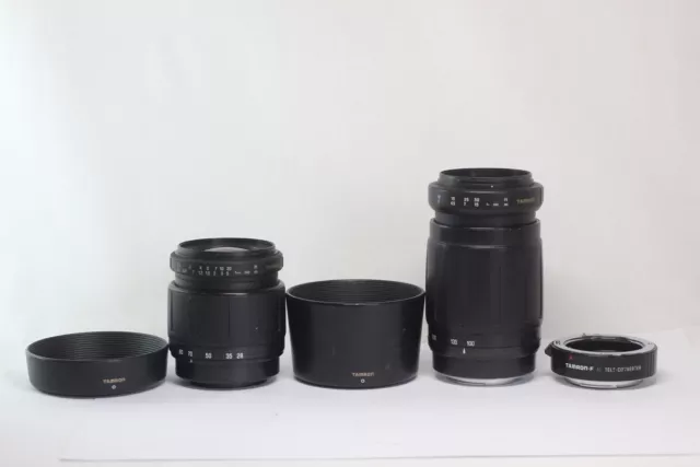 Objectif Tamron AF 28-80 mm F/3.5-5.6 100-300 mm F/5-6.3 1.4X Mx-AF MC4...