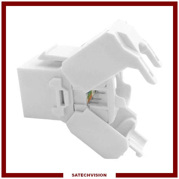 ZoeRax RJ45 CAT8 Cat7 CAT6A Connecteur Sans Outil, Sans Outil RJ45 Fin Bouchon R Utilisable Blind