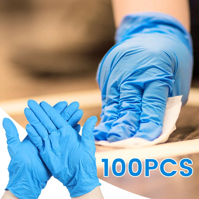 REUSABLE NITRILE CLEANING Gloves LatexFree PowderFree Nitrile Gloves