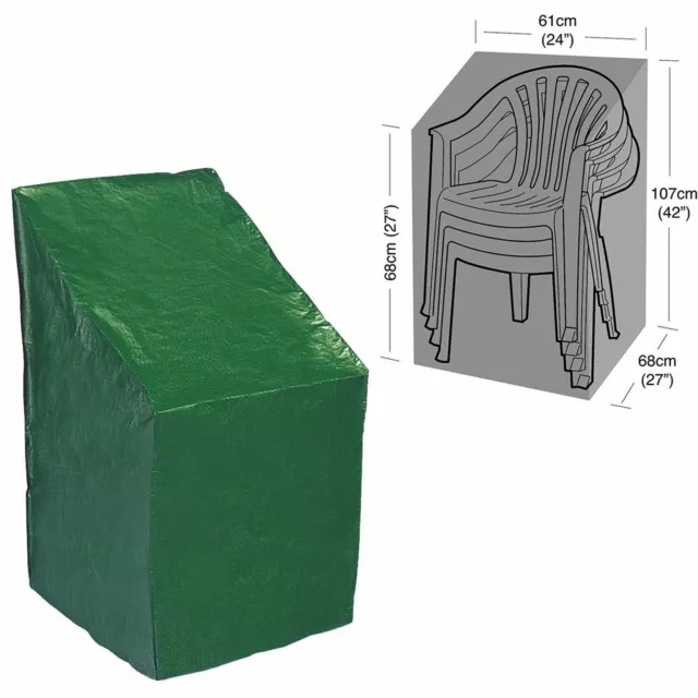 Waterproof Stacking Chair Cover Outdoor Garden Patio Furniture Chairs Cover