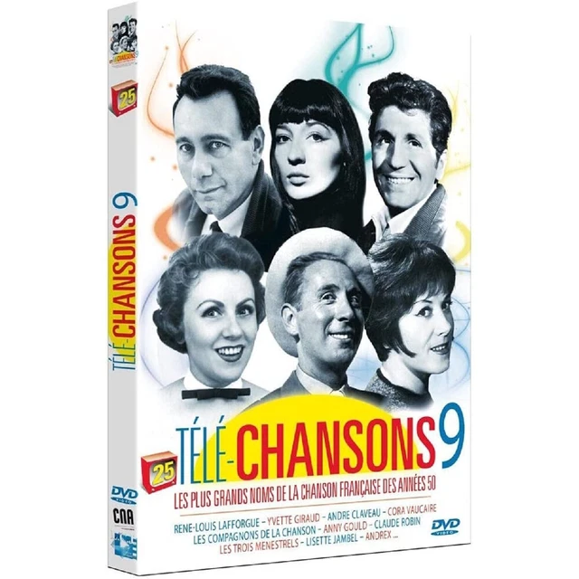 Dvd Télé - chansons 9 : les plus grands noms de la chanson française des années