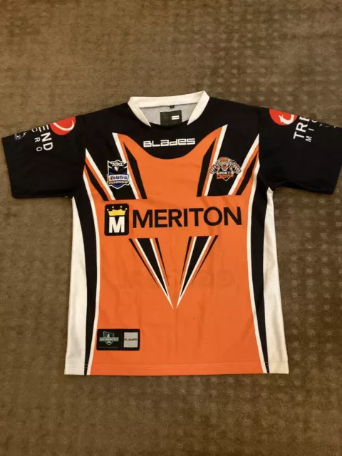 West Tigers NRL Premiership Jersey, Official Training Shirt. Size M.