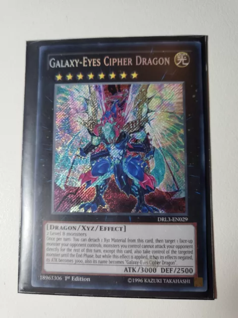 Yugioh TCG 1st VLP Galaxy Eyes Cipher Dragon DRL3-EN029 Ultra Rare