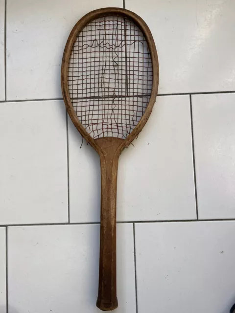 Ancienne Raquette de Tennis en bois