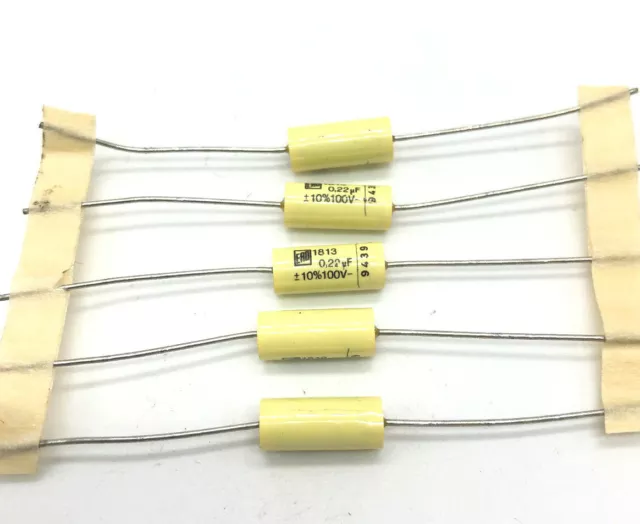 10 x ERO Roederstein MKT 1813 0.22uF/100V 220nF - Audio Grade - NOS 2