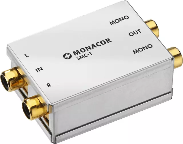 MONACOR SMC-1 Stereo/Mono-Konverter Beschallungstechnik, Signalverarbeitung,