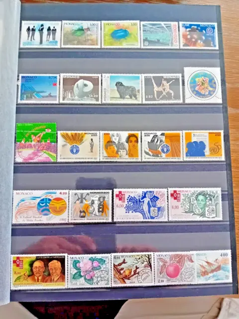 Lot de 24 timbres neufs Monaco (Lot 5) Très bon état
