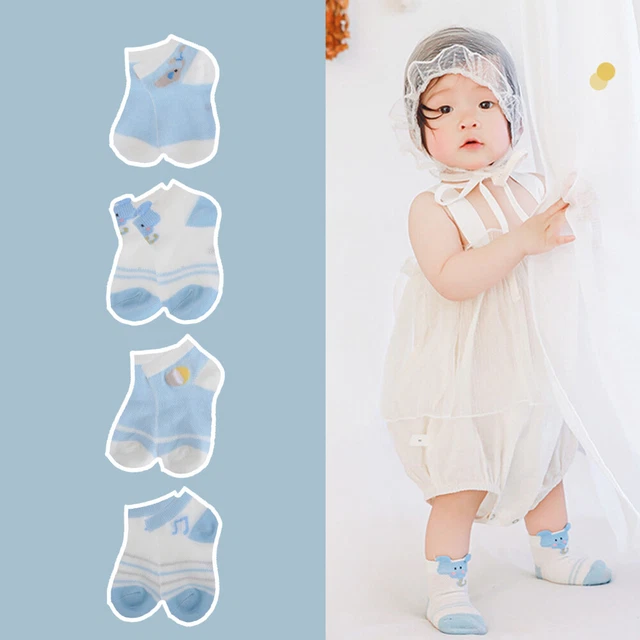5 paia di calzini primavera estate calze bambino cartone animato calze 12