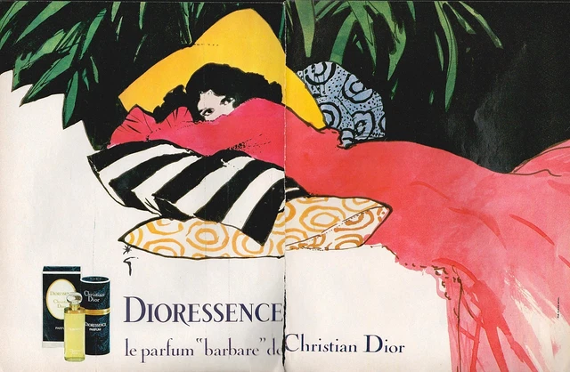 ▬► Publicite Advertising Ad Parfum Perfume Christian Dior Dioressence Rene Gruau