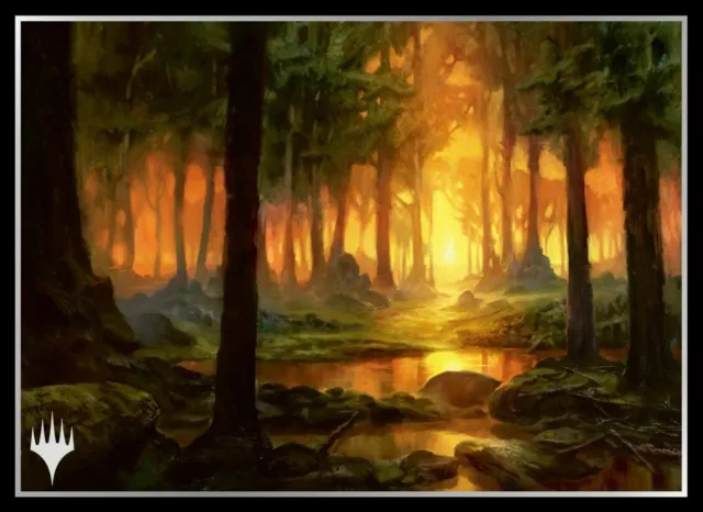 Magic: The Gathering MTG Players card sleeve "Theros""Forest" (MTGS-095)