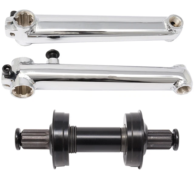 3 piece crank bike best sale