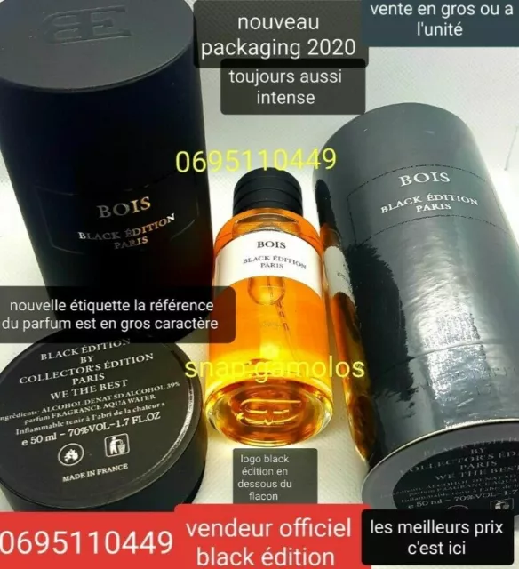 lot de 8 parfums Collection Privé Bois N°1 Black Edition promo