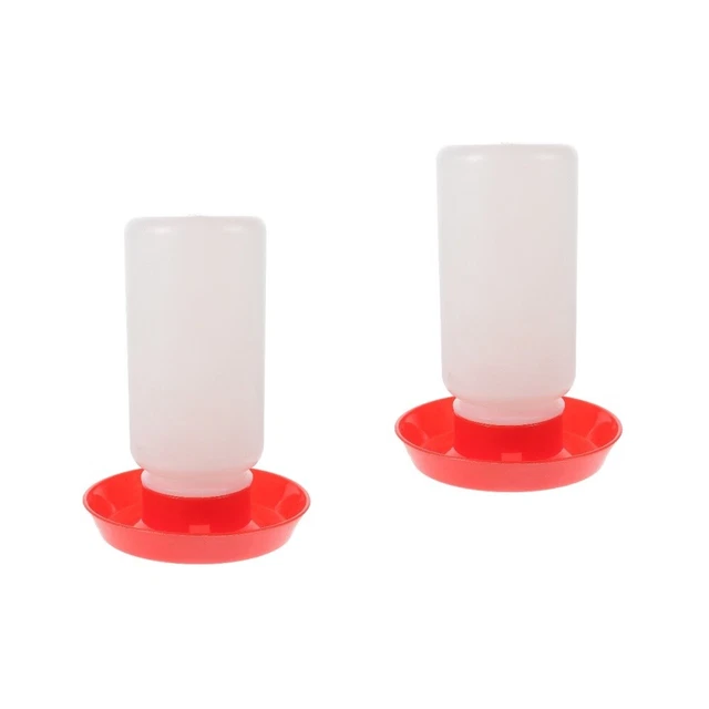 Futtertränke für Geflügel 2x sicher premium bequem Geflügel Feeder Container Pro