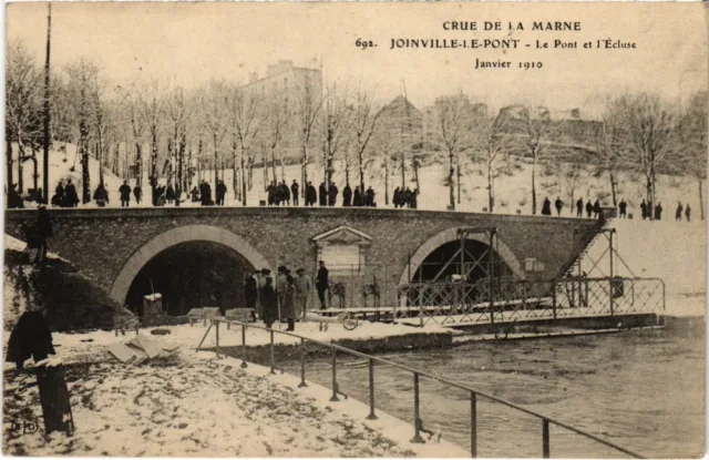 CPA AK Joinville le Pont LE Pont et l'Ecluse FRANCE (1283445)