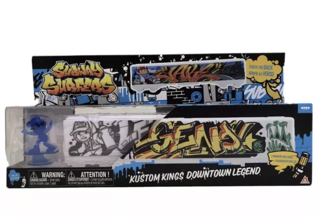 Subway Surfers Kustom Kings Graffiti Train Complete Set 3 Legend Tricky  Beats