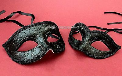 Masquerade Ball eyes mask pair for Couple Dress up Christmas New Year Eve Party