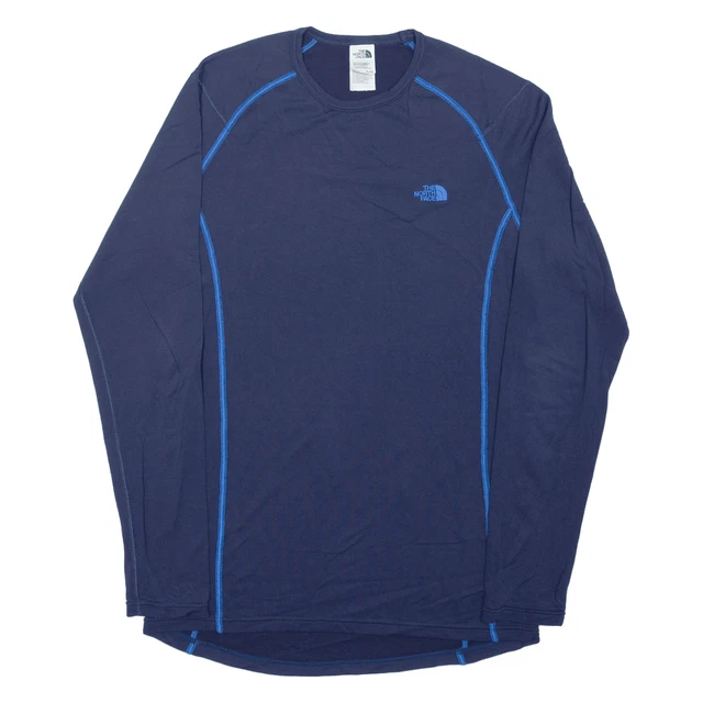T-shirt THE NORTH FACE blu manica lunga da uomo L