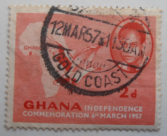 GHANA 2D STAMP. INDEPENDENCE 1957 £2.66 - PicClick UK