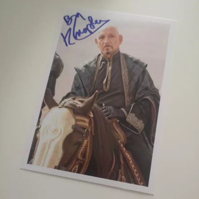 Ben Kingsley original Autogramm signed autograph Actor Hollywood Gandhi Marvel