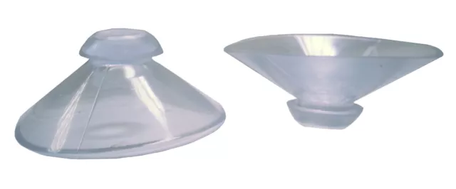 Pair of Spare Windscreen Suckers, Suction Cups For Various Mounts, Brackets