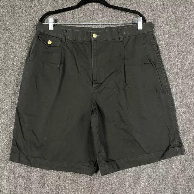 NAUTICA SHORTS MENS 34 Grey Chino Flat Front Casual Outdoor Preppy