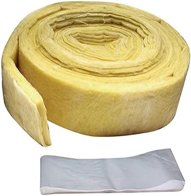 Fiberglass Pipe Insulation Wrap - 25 Feet, MD Building Products 04929